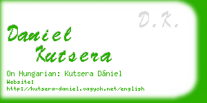 daniel kutsera business card