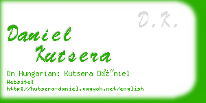 daniel kutsera business card